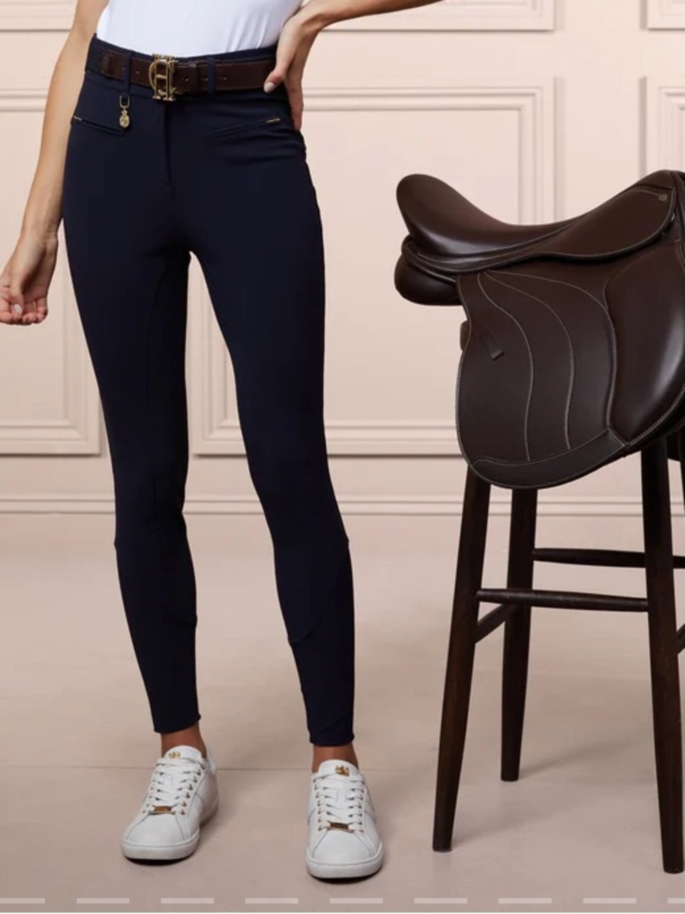 NWT Holland Cooper Windsor breeches in ink navy size 16